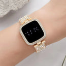 Luxury Crystal-Accent Smartwatch for Women