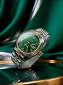 Rolex oyster truetone with green dial