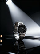 Matturi Stainless Steel Black Dial Watch