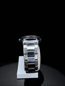 Matturi Stainless Steel Black Dial Watch