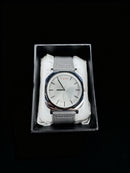 TOMI Minimalist Silver Dial Watch