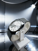 TOMI Minimalist Silver Dial Watch